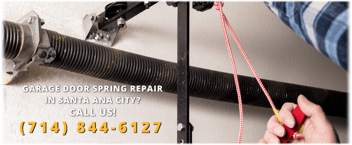 Broken Garage Door Spring Repair Santa Ana CA